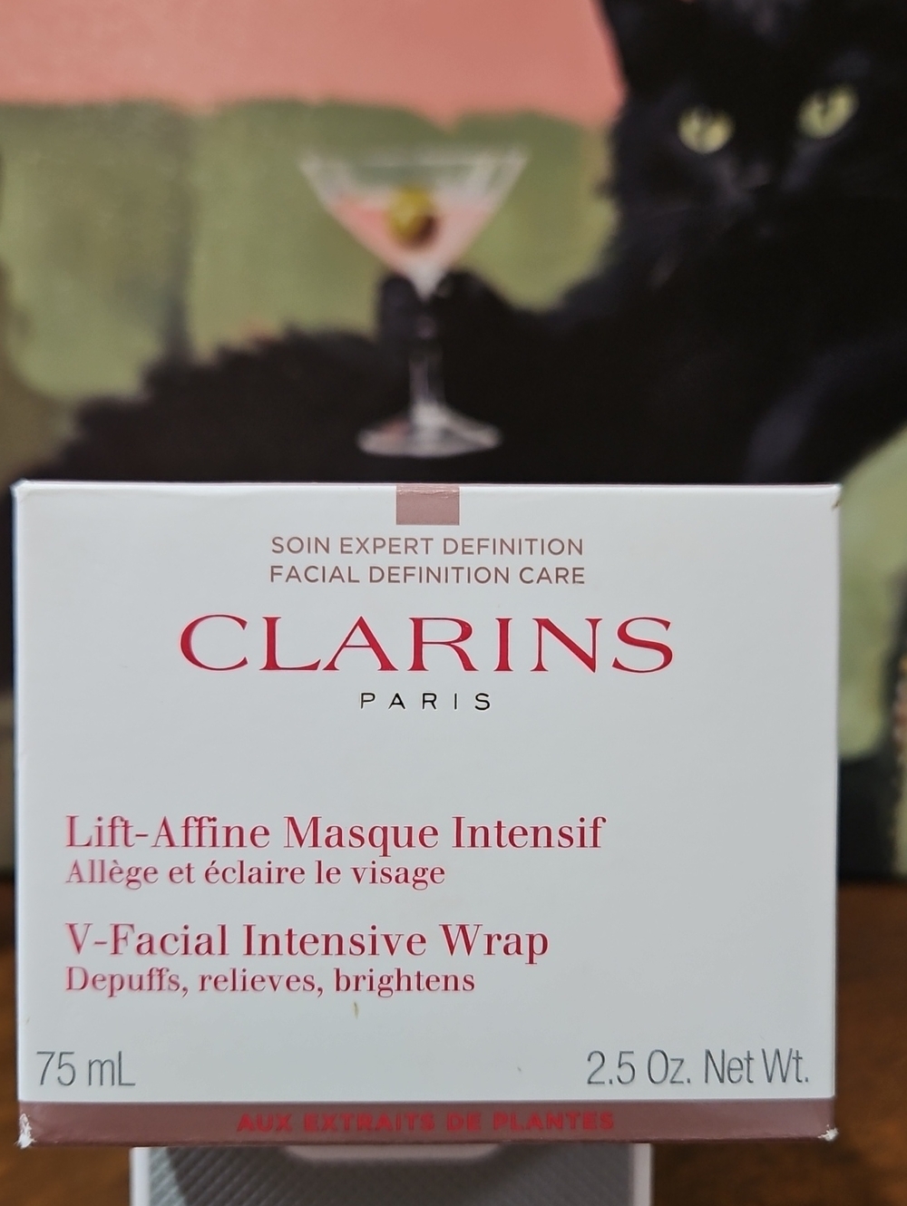 NEW & SEALED Clarins V-Facial Intensive Wrap - 2.5 Oz
